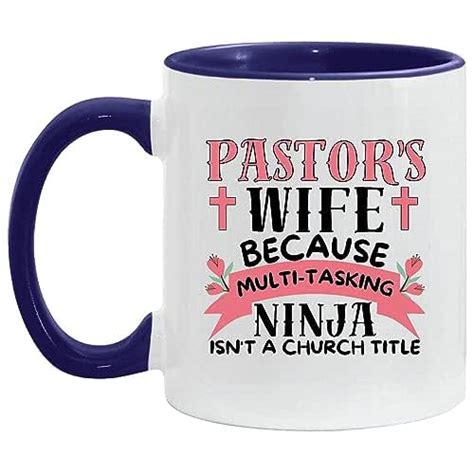 Amazon Gift For Pastors Wife MultiTasking Ninja Church Title 11oz