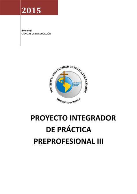 PDF Proyecto Integrador De Aula DOKUMEN TIPS