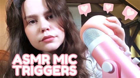 Asmr Intense Mic Triggers Mic Rubbing Scratching Swirling Tapping