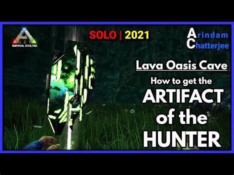 ARK The Center 2021 | How to "Artifact of Hunter" on Foot from Lava ...