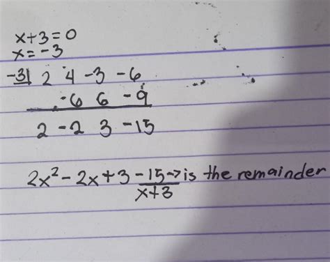 3 2x³ 4x² 3x 6 X 3 Brainly Ph