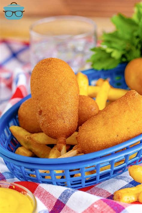 Mini Homemade Corn Dogs The Country Cook