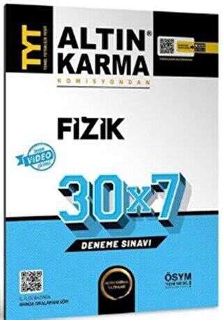 Altın Karma Yayınları TYT Fizik 30 x 7 Deneme Bkmkitap