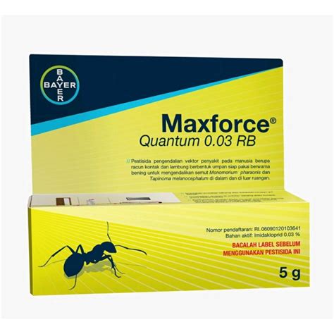 Jual Maxforce Quantum Gram Pcs Gel Anti Semut Racun Semut