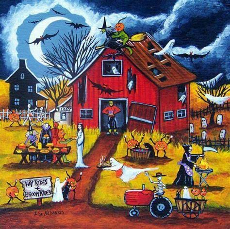 Pin By Ginnell Consulting On Fall And Halloween Halloween Folk Art