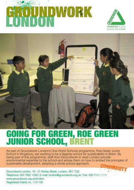 Going for Green at Roe Green Primary School - C-Change