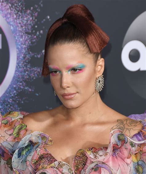 Sexy Singer Halsey Posing In An Eye Catching Dress 77 Photos The