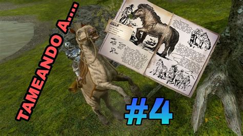 Como Tamear Un Equus En Ark Mobile Tameando A 4 YouTube