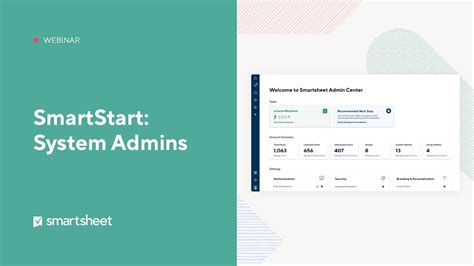 System Admin Essentials Smartsheet Learning Center