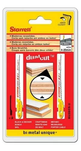 Jogo Serra Tico Tico Mdf L Minas Bu Dcs Dualcut Starrett