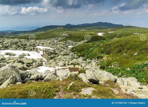 Landscape With Green Hills Of Vitosha Mountain Near Cherni Vrah Peak