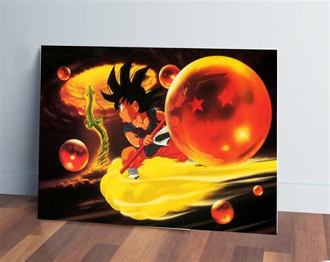 Cuadro Dragon Ball Goku 361 5070 Mdf Memoestampados Memo Estampados