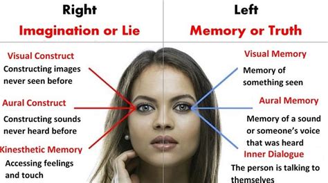 Eye Movement Lying Diagram