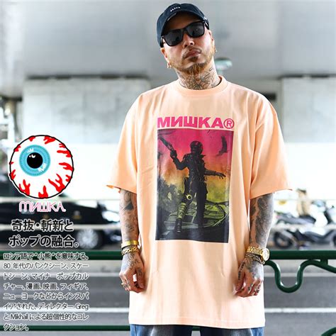 Mishka Tシャツ 半袖 メンズ 春夏用 全3色 大きいサイズ ミシカ おしゃれ かっこいい Usaモデル Keepwatch キープ