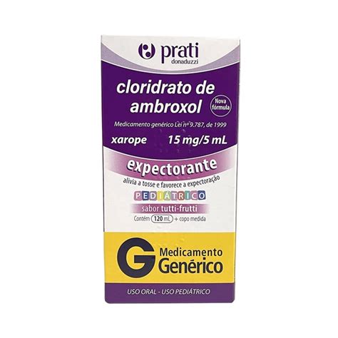 Cloridrato De Ambroxol Xarope Pedi Trico Ml Prati Gen Rico Na