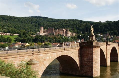 Old bridge in Heidelberg stock photo. Image of romantic - 100659908