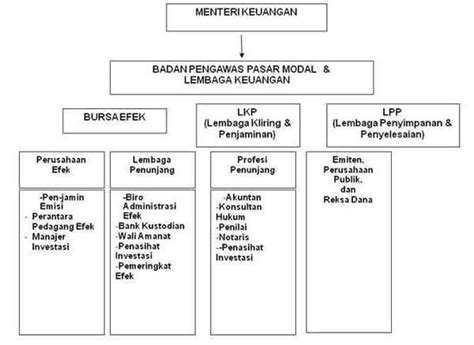 Catat Ini Struktur Organisasi Dan Pelaku Pasar Modal Di Indonesia