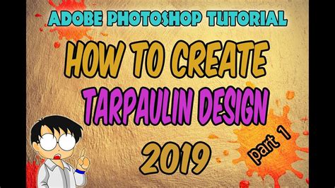 How To Create Tarpaulin Design In Adobe Photoshop Part Youtube