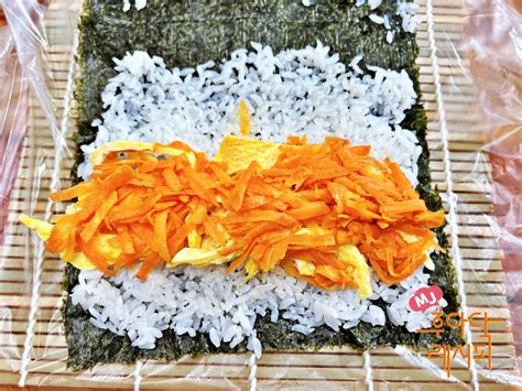 기본 김밥맛있게싸는법 오이 김밥 밥 양념 재료 굿 네이버 블로그