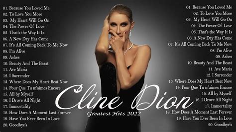 Celine Dion Full Album Celine Dion Greatest Hits Full Album