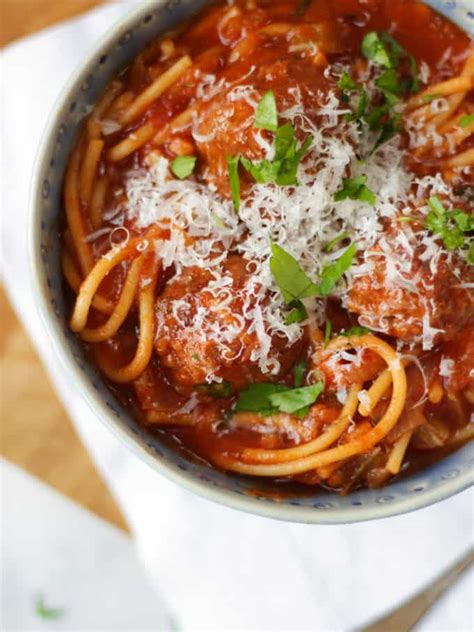 Easy Meatball Soup Recipe With Spaghetti