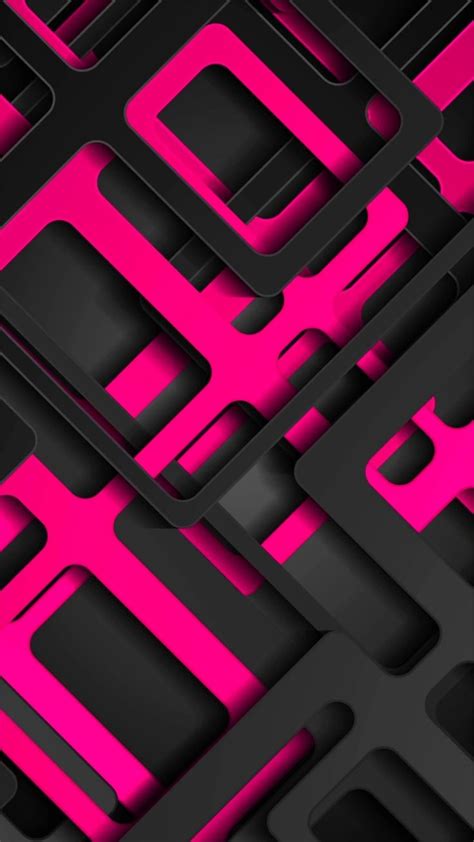 Abstract Black And Pink Wallpaper