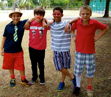 Team Kirkham Remley Fourth Grade Red Ribbon Week Wacky Wednesday
