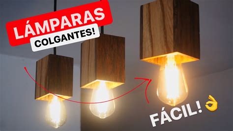 L Mparas Colgantes De Madera Proyecto Mueble Youtube