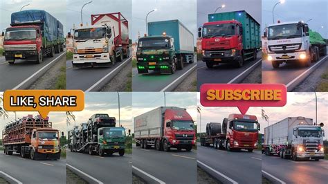 Truk Gandeng Trailer Kontener Tronton Trinton Nissan Isuzu Ud