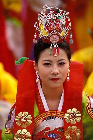 South Korean Women South Korea Andong Mask Dance Festival Girl In