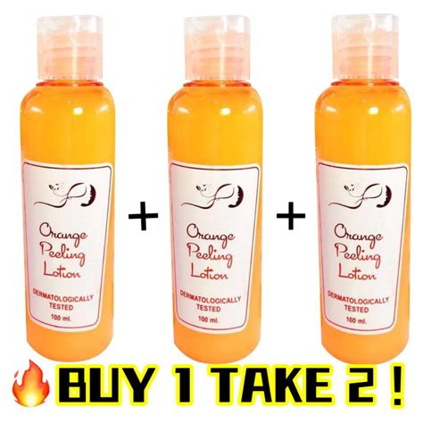 『buy 1 Take 2』orange Peeling Lotion With Exfoliating Glutathione 100ml