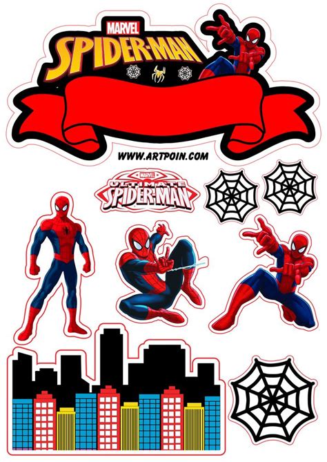 Homem Aranha Topo De Bolo Png Em Homem Aranha Bolos Do Homem