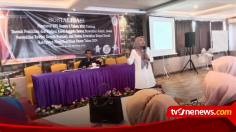 KPU Kabupaten Sumbawa Sosialisasi Dapil Dan Alokasi Kursi Pileg 2024