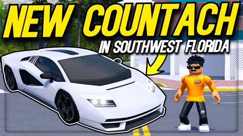 New Lamborghini Countach Soon In Southwest Florida Roblox Youtube