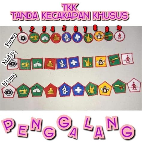 Jual Tanda Kecakapan Khusus Tkk Pramuka Penggalang 10 Wajib Shopee Indonesia