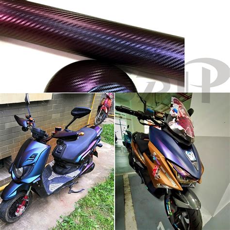 Suitable For Any Scene Chameleon 3D Carbon Fiber Vinyl Film Car Sticker