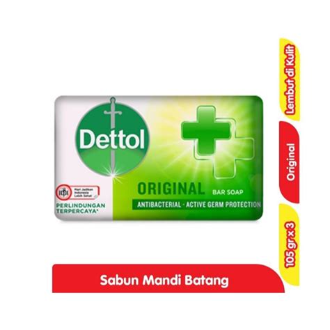 Jual Dettol Sabun Batang Anti Bakteri Original 3100gr Shopee Indonesia