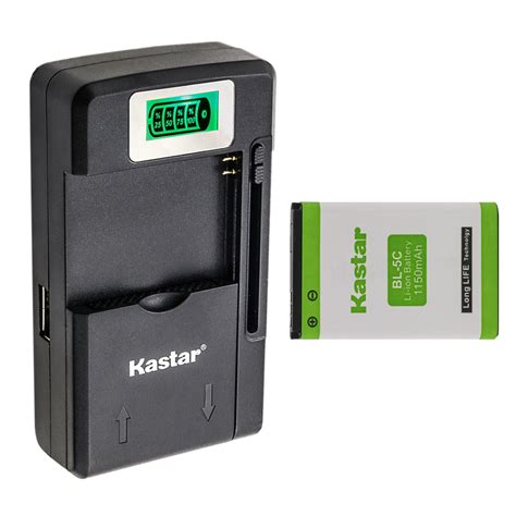 Kastar Pack Bl C Battery And Smart Lcd Charger Replacement For Ngm