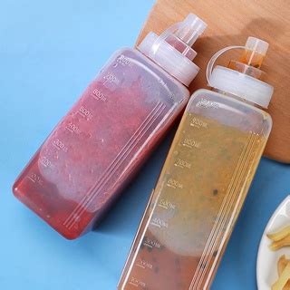 800 1000ML High Capacity Sauce Squeeze Bottle Large Caliber Dustproof