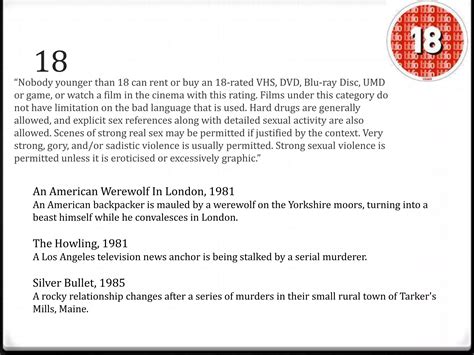 The British Board Of Film Classification Bbfc Ppt