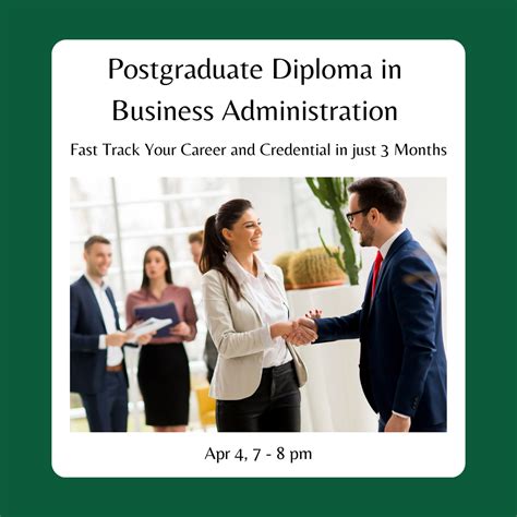 Postgraduate Diploma In Business Administration Fast Track Your