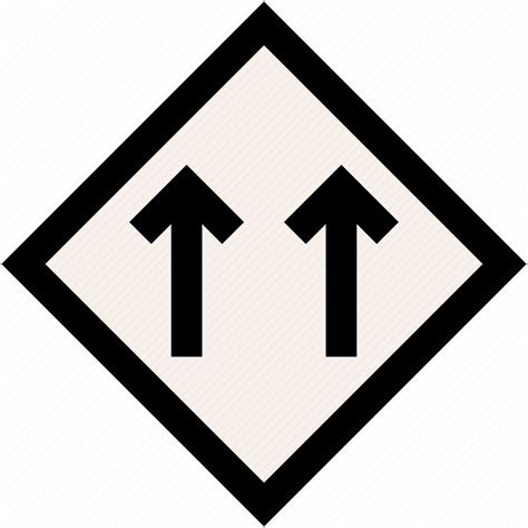 traffic regulation road sign arrows icon