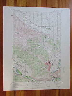 Selah Washington 1960 Original Vintage Usgs Topo Map AbeBooks