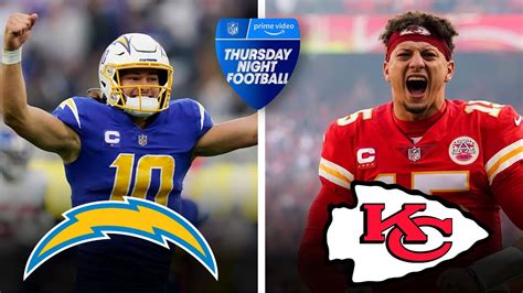 Los Angeles Chargers Vs Kansas City Chiefs Thursday Night Football