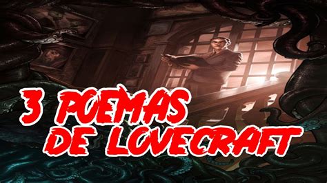 3 poemas terroríficos de H P Lovecraft YouTube