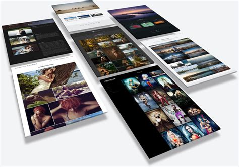 Photo Gallery Website for Modern Photographers 