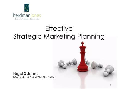 Strategic Marketing Planning | PPTX 