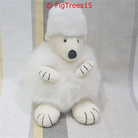 JELLYCAT PUFFBALL POLAR Bear 15cm High Soft Toy Plush D323 15 76