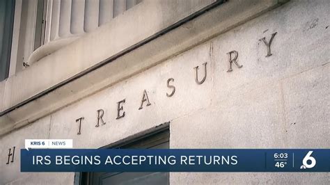 Irs Begins Accepting And Processing Tax Returns Today Youtube