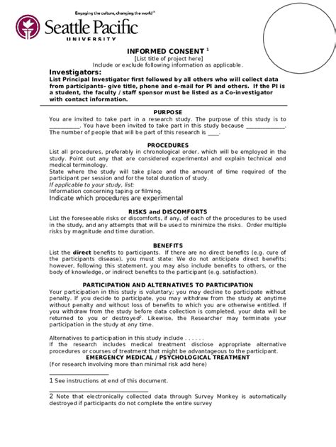 Combined Ined Consent And Hipaa Authorization Template Doc Template